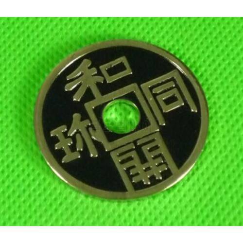 1pcs Japan Ancient Coin Magic Tricks Japanese Chinese Coins Morgan Coin Size Coin & Money Magic Props Accessory
