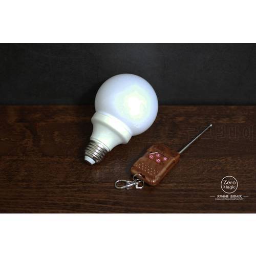 Free shipping Color Changing Light Bulb Remote Control 4 Colors - Magic Tricks,Mentalism,Close-up,Magic Accessories,Props