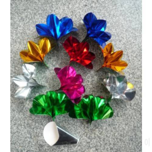 10 Spring Flowers from Fingertips (1set=10pcs flowers)Magic Tricks Close Up Magia Illusion Gimmick Props Flower Appearing Magica