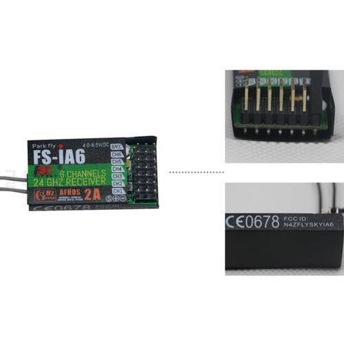 FlySky FS-iA6 2.4G 6CH AFHDS Receiver For FS-i10 FS-i6 GT2E GT2F GT2G Transmitter For RC Model