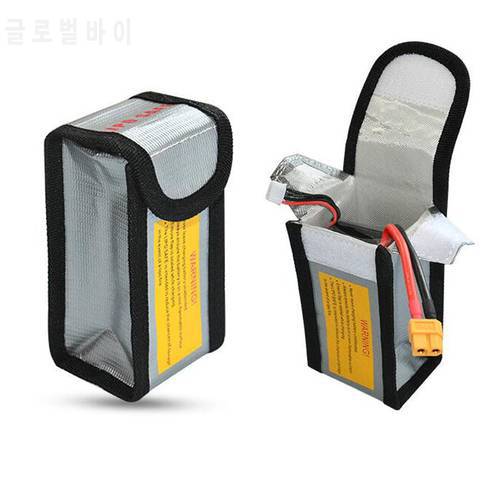 High Quality Fireproof Explosionproof RC LiPo Battery Safety Bag Safe Guard Charge Sack 90*64*50MM