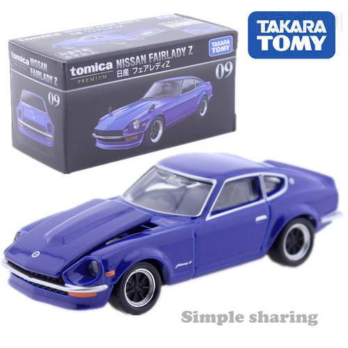 Takara Tomy Tomica Premium 09 Nissna Fairlady Z Scale 1/58 Metal Cast Car Model Vehicle Toys for Children Collectable New