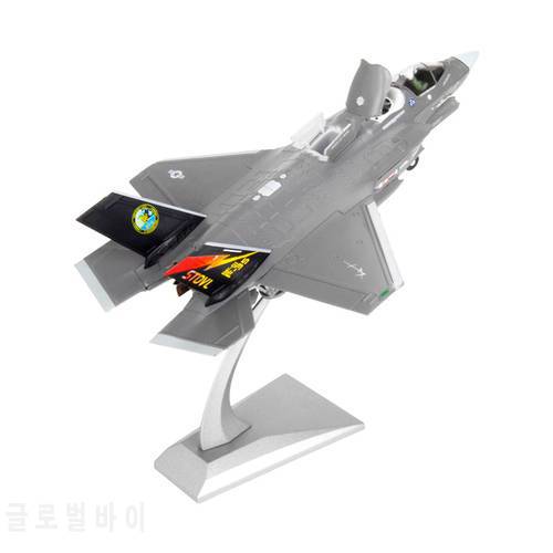 1:72 F35B Fighter Jets Metal Airplane Model F-35 Lightning II Aircraft For Collections Kids Gifts Box