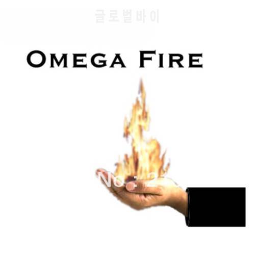 Free Shipping Omega Fire Double Hand Gimmicks Magic Trick, Fun Magic, Party Magic.