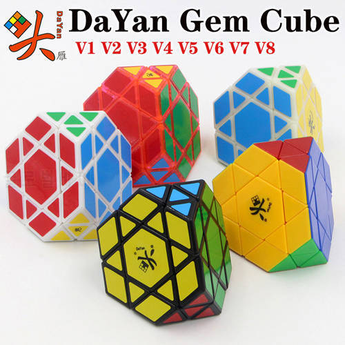mf8 Magic Cube DaYan GEM Cube V1 V2 V3 V4 V5 V6 V7 V8 Big Diamond Stone Strange Shape Puzzle Dodecahedron Megamin High Level Toy