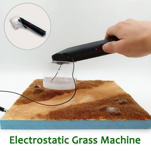 Terrain scene production Electrostatic grass machine Sand table building model lawn making tool