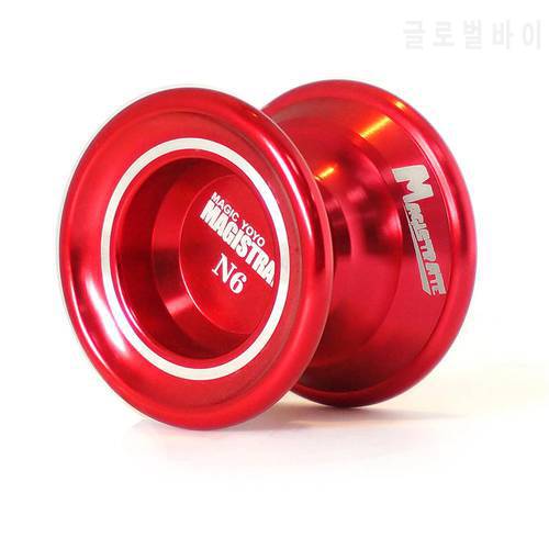 MAGICYOYO N6 MAGISTRATE Aluminum Alloy Metal Yoyo Toy 8- Ball Bearing With Rope For Kids Gift