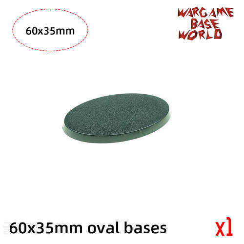 Wargame Base World - Oval bases - 60 x 35mm - 60mmx35mm