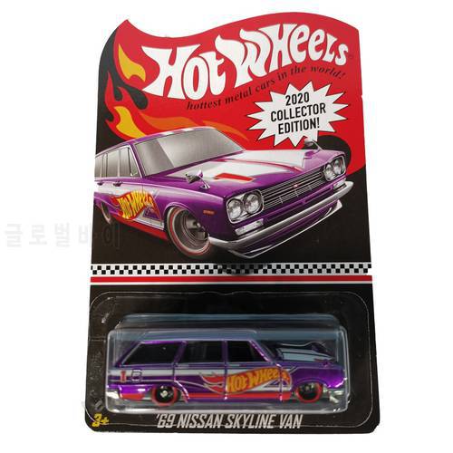 Hot Wheels Car 2020 Collector Edition 69 NISSAN SKYLINE VAN Metal Diecast Cars Kids Toys Vehicle For Gift