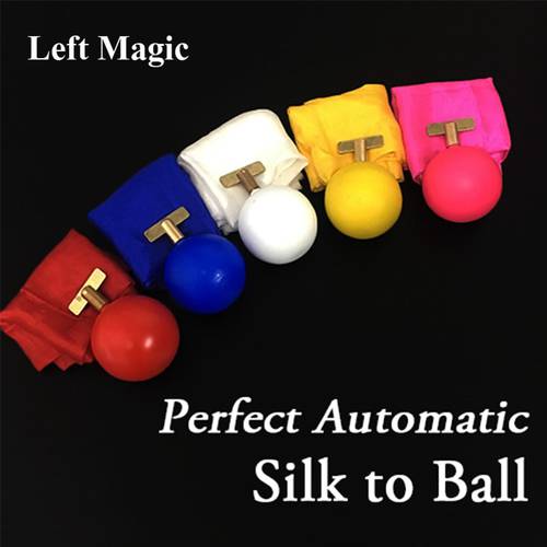 Perfect Automatic Silk to Ball (5 Colors Available) Magic Tricks Magician Stage Illusion Gimmick Prop Metalism New version Magia