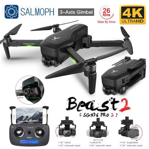 ZLL SG906 PRO 2 4K Professional Drone GPS 3-Axis gimbal with 5G WIFI Dual Camera ESC 50X Zoom Brushless Quadcopter RC Drone