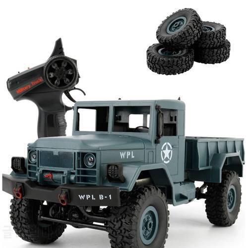 WPL B-14 RC Truck Remote Control Climbing Off-Road Vehicle Toy 2.4G Hobby Military 4 Wheel Drive Car RTR Spare Parts DIY KIT