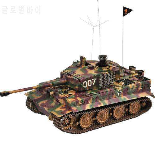 HOOBEN 1:16 German Tiger I Late Wittmann RC Tank RTR Master Camouflage Weathering+Figure+Zimmerit with Metal Gearbox