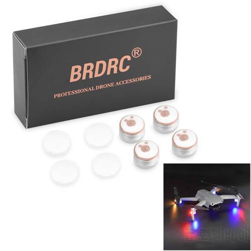 Universal Drone Flash Strobe Lamp Night Flight Lights For D-JI Mavic Air 2/Mavic Mini and Other Drone Accessories Kit