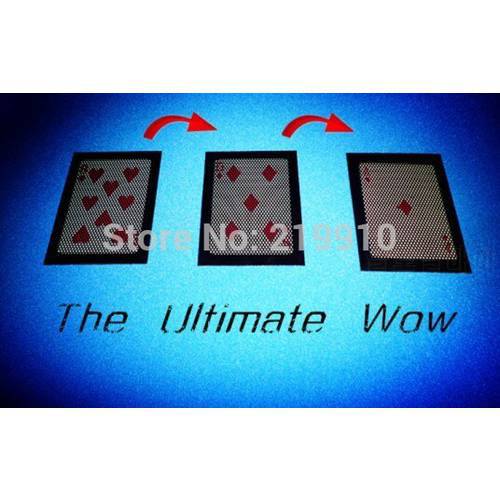 Free shipping The Ultimate Wow Gimmick  Card Trick Magic Magic Tricks