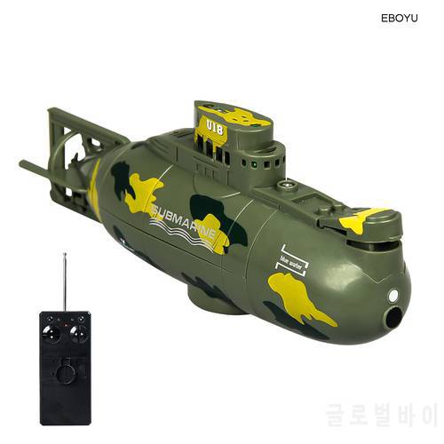 ShenQiWei 3311M RC Submarine 6CH Speed Radio Remote Control Submarine Electric Mini RC Boat Kids Children Gift Toy