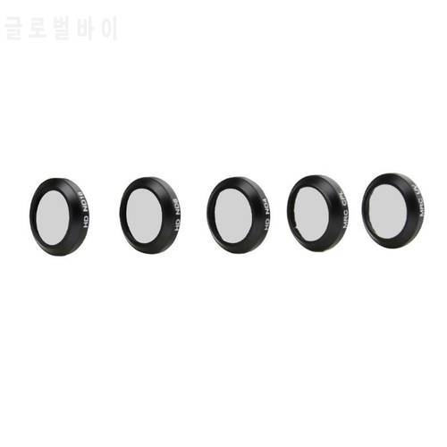 5pcs/Lot CPL Polarizer +ND4+ND8+ND16 Filter + UV Lens for DJI Mavic Pro Drone Quadcopter Upgrade Accessories Parts