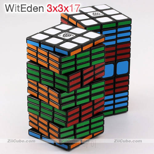 Magic Cube 3 3 17 WitEden 3x3x17 Version 1 and 2 Magic Puzzles Magical Cubo Stickers 3*3*17 High Level Twist Logic Antress Toys