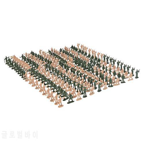360pcs 1:72 Scale Plastic Military Soldiers Figurine Figures Scene Model