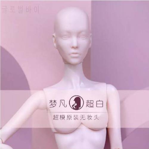New Super Model Body Multi-Joints Movable Doll Figures Legs Hands Replaceble Doll Body White Beige Brown FR/IT Doll Body Toys