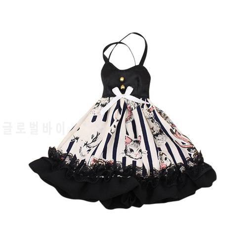DBS Blyth ICY doll clothes Cat pattern dress Suitable for the 1/6 JOINT body licca girl gift