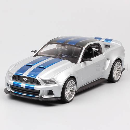 1:24 Maisto 2014 Ford Mustang GT muscle racing cars Shelby GT500 scales model Diecasts & Toy Vehicles Replicas car toy for boys