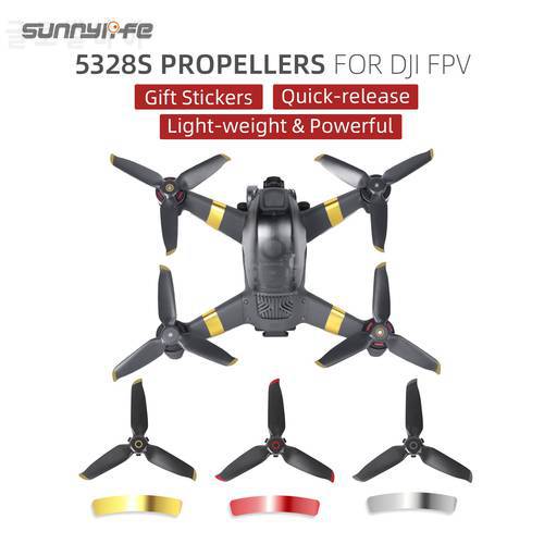 5328S Propellers Quick-release Props with Gift Arm Stickers For DJI FPV Drone Accessories