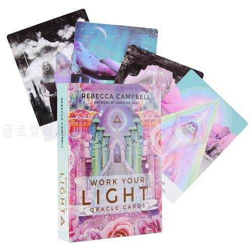 44 Pcs Cards Sheets Work Your Light Card Board Deck Games Palying Cards Game