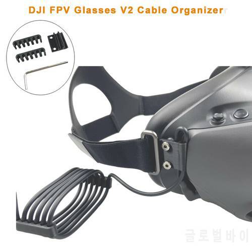DJI FPV Glasses Charging Cable Organizer For DJI FPV Flight Glasses V2 Charging Cable Organizer DJI FPV Glasses Accessories