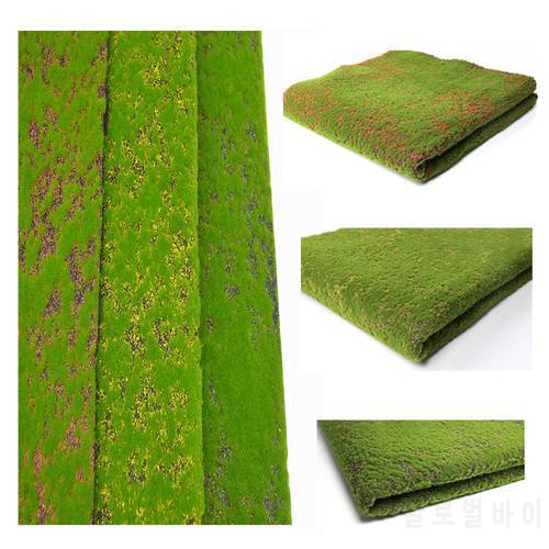 2pcs DIY Turf Lawn Model Grass Mat Outdoor Landscape 25x50cm Micro Scenery for Diorama DIY Sand Table Building Model Material