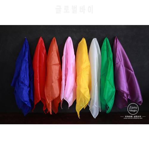 30*30cm Colorful Silk Scarf Magic Tricks Learning & education Magic silk for close up magic prop,gimmicks