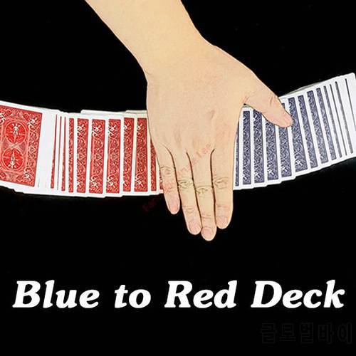 Blue to Red Deck Cards Magic Tricks