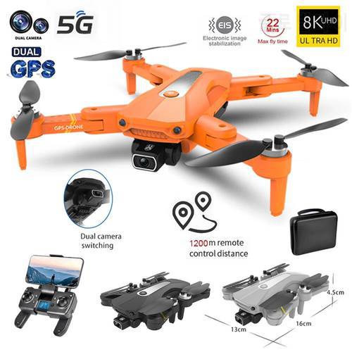 New K80 MAX GPS Drone 5G 8K Dual HD Camera Laser Obstacle Avoidance Brushless Motor Foldable Quadcopter RC Distance1200M