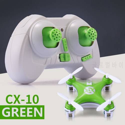 CX-10 RC Drone Pocket 4CH Mini Drone 6 Axis Gyro Helicopter Toys Mini Quadcopter Switchable Controller/3D Flip Headless Mode