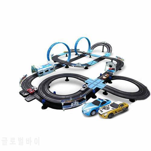 1:64 Track Electric Autorama Circuit Car Double Electric Remote Control Toy Car Interactive Racing Track Toys Race Track For Boy