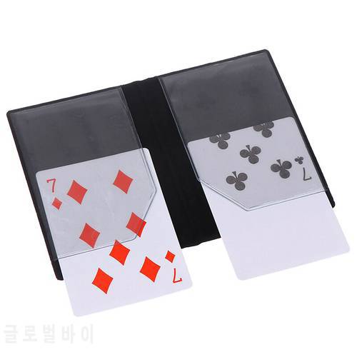Optical Wallet Card Appearing Magic Tricks Wallet Melting With Magnet Card Street Stage Close Up Magic Illusion Mentalism