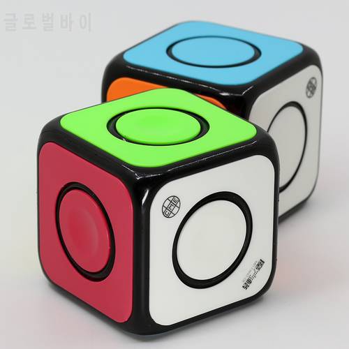 QiYi Magic Cubes Fingertip Spinner 1x1 куб бесконечности бесконечный куб прикольные игрушки קוביה הונגרית rubix cube cubos
