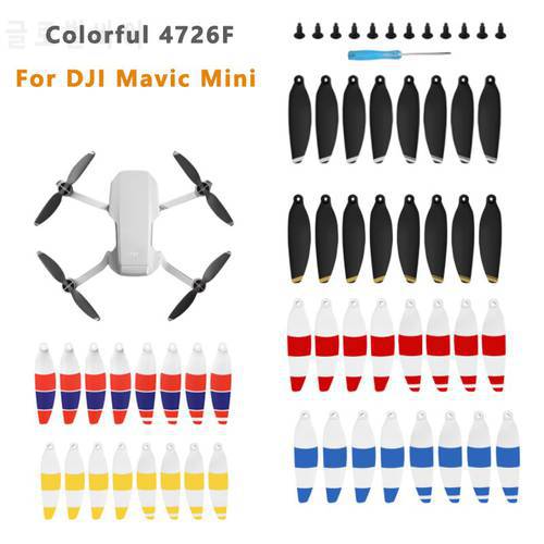 16PCS drone Propeller for DJI Mavic Mini Drone 4726 Light Weight Props Blade Wing Fans Accessories Spare Parts Screw Kits