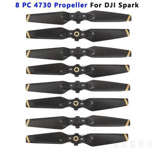 8pcs drone Propeller For DJI Spark Quick Release 4730F Folding Props 4730 CW CCW Blades Spare Parts Replacement Accessories