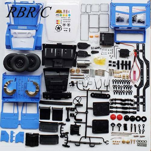 WPL C34KM 1/16 Metal Edition Kit 4WD 2.4G Crawler Off Road RC Car 2CH Vehicle Models Modification Accessory DIY KIT Version