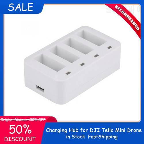 SALE Battery Charger USB 4 in1 Multi Battery Charging Hub for DJI Tello Mini Drone 1100mAh Intelligent Flight Battery