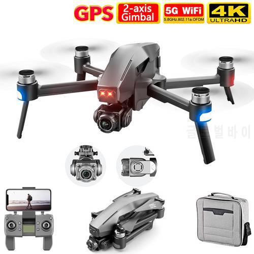 Drone 4k HD mechanical 2-Axis gimbal camera 5G wifi gps system supports TF card drones distance 1.6km