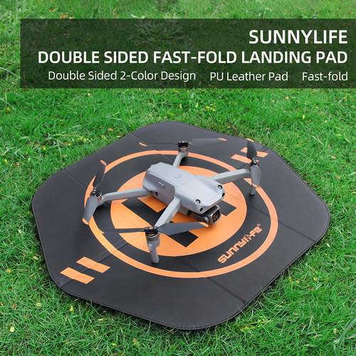 Foldable Drones Landing Pad for DJI Mavic Mini Drone Parking Apron 55cm Parking Mats Quadcopters Accessories with Storage Bag