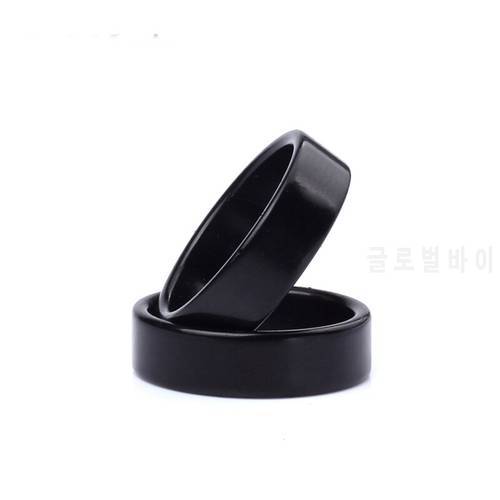 1 Pcs Black Strong Magnetic Magic Ring Magnet Coin Magic Tricks Finger Decoration Magician Ring 18/19/20/21MM Size B1028