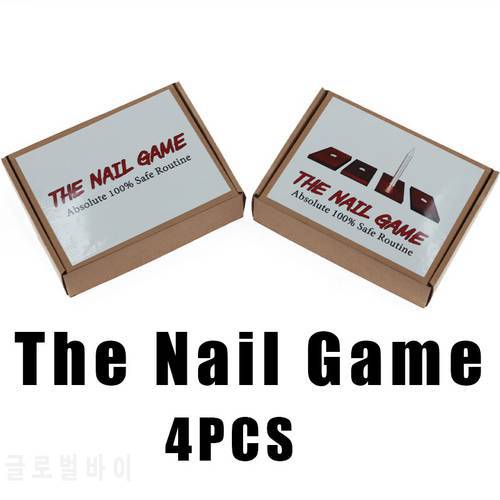 The Nail Game Crush Paper Bag Magia Magician Bar Illusions Magic Tricks Gimmick Props Mentalism Roulette Transparent acrylic