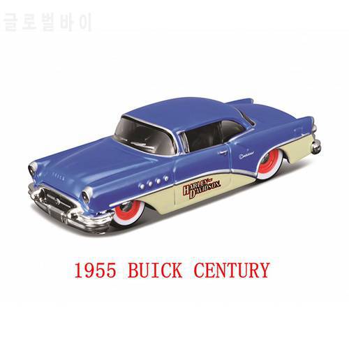 Maisto 1:64 1955 BUICK CENTURY Harley modified die-cast model alloy super toy car model mini series gift collection