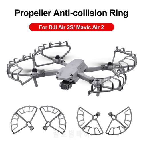 For DJI Air 2S Mavic Air 2 Drone Propeller Protector Cover Guards Blade Props Wing Fan Cover Drone Anti-collision Protector