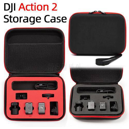 Suitable for DJI Action2 storage bag Lingmo sports camera clutch bag VCR box