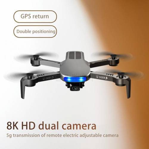 New LU3 MAX Gps Drone 8K Hd Dual Camera Profesional Helicopter Fpv Dron Foldable Rc Quadcopter 5G Wifi Brushless Motor Drones