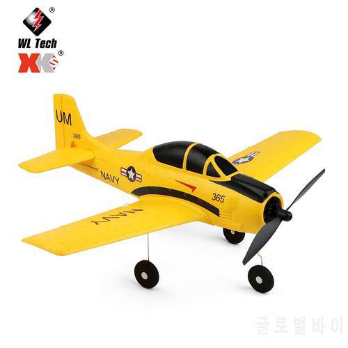 New Wltoys XK A210 RC Airplanes Four-Channel Like Real Machine P40 Fighter Remote Control Glider Unmanned Aircraft Outdoor Toy